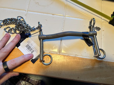 Fager Elizabeth Titanium Low Port Short Shank Weymouth - 125mm - NEW with tags