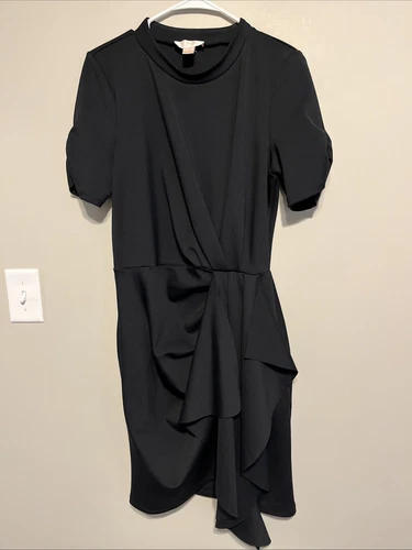 VETEMENTS Abito Rachel Parcell nero accento taglia L