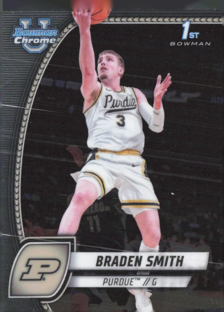 2024-25 Bowman University Chrome #12 Braden Smith REC