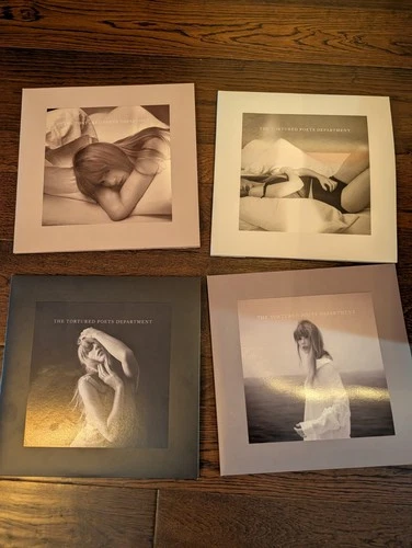 Taylor Swift Tortured Poets Department (TTPD) All 4 Variants