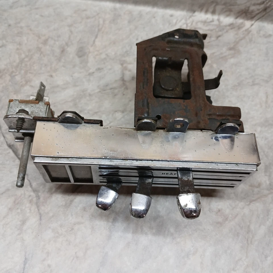 Oldsmobile 442 Cutlass 1964 1965 tablero controles de calefacción F-85 sin aire acondicionado  Foto 4 de 4