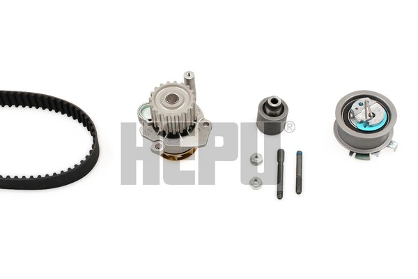 Hepu PK05650 Wasserpumpe Und Zahnriemensatz FüR Audi, Ford, Seat, Skoda, Vw-image