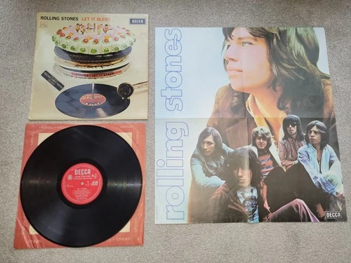 ROLLING STONES Let It Bleed 1969 UK Decca LK 5025 2A/1A MONO 1st press NICE COPY