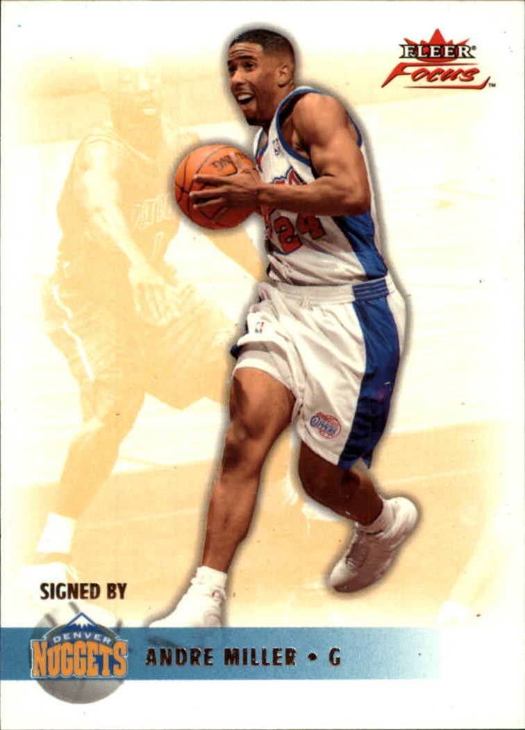 2003-04 Fleer Focus #26 Andre Miller - BSK