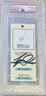 Tiger Woods Single Signed Large Bold Autograph Golf Ticket PSA/DNA Mint RARE
