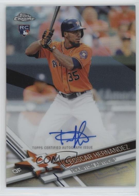 2017 Topps Chrome Rookie Refractor 384/499 Teoscar Hernandez #RA-TH Auto RC 0w5h