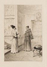 BOILVIN (*1845) nach BEAUMONT (*1819), Der Bibliothekar, um 1886, Rad. Historism