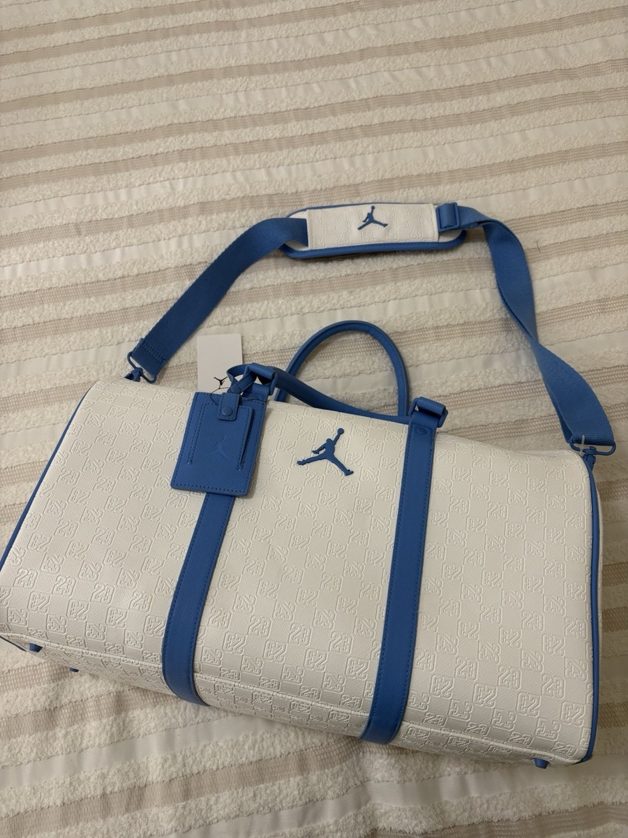 Jordan Monogram Duffle Bag 25L White Legend Blue | MM0987