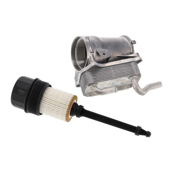 ÖLfiltermodul GehÄUse KÜHler Filter FüR Mercedes W203 W211 CLK SLK ML W639 Vemo-image