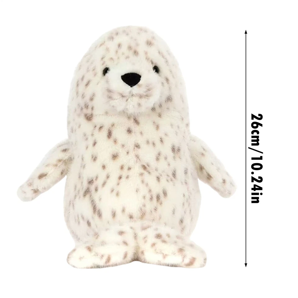 Je*lly cat Plush Toy With White Seal Galumphous Seal Soft Toy Stuffed Toy 10In - Image 2 of 4