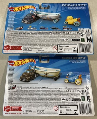 NEW 2026 Hot Wheels Super Rig Duck N Roll Scrubba Dub Driver LOT 2