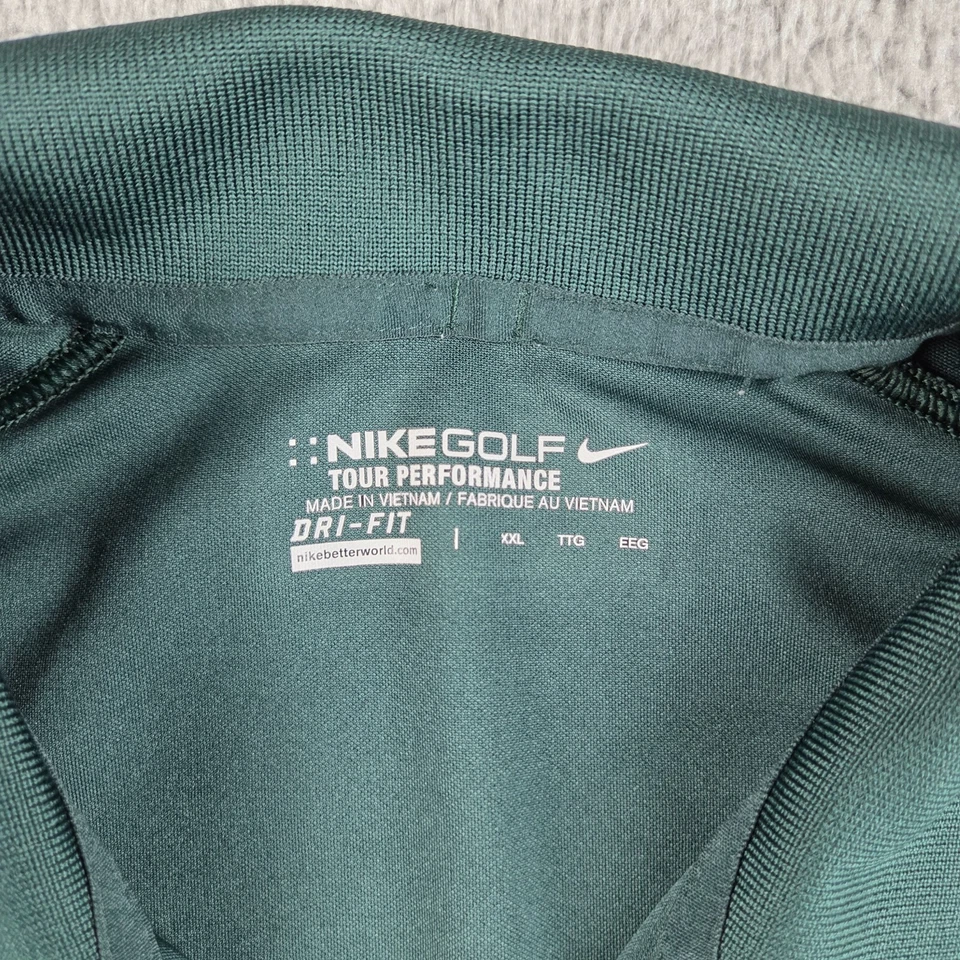 Nike Disney Vacation Club Miembro Polo Para Hombres 2XL Verde Dri Fit Golf DVC Foto 4 de 4