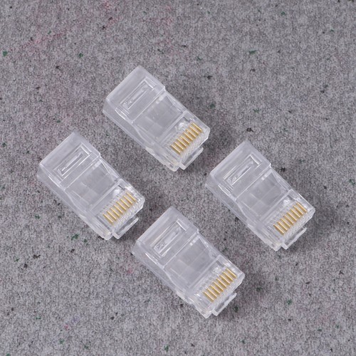 1000 Pcs 8-Core-Kristallkopf Netzwerkkabel Stecker Netzwerkkabelanschluss - 第 1/11 張圖片