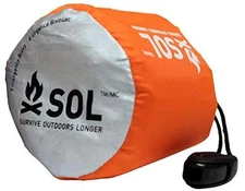  S.O.L. 90% Reflective Ultra-Lightweight Emergency Bivvy, Multiple Colors Orange