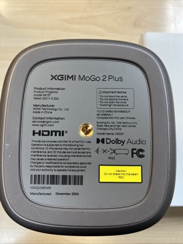XGIMI XK13T MoGo 2 Plus Smart Projector / NEW, BOX IS LOST, FREE SHIPPING - Picture 3 of 3