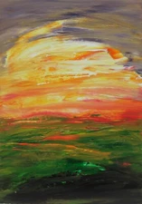 Unique oil painting by Anna Rosenback (1024-47)