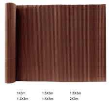 PVC Bamboo Slat Natural Garden Screening Fencing Fence Privacy Screen Roll Panel