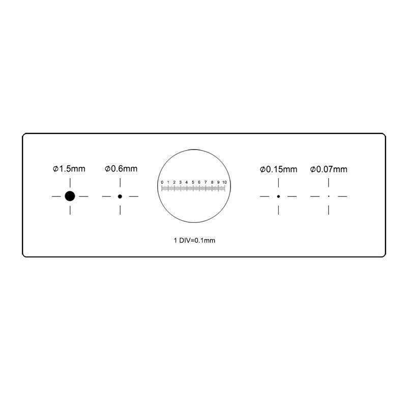 Microscope Calibration Ruler - Special Micrometer Film With Grid For ...