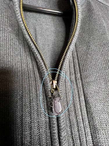 Oscar De La Renta Mens Large Gray Cotton Knit Full Zip Sweater Cardigan Jacket L - Picture 20 of 20