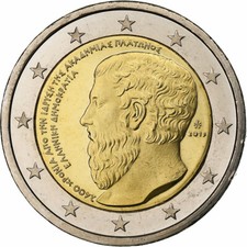 [#1304832] Griekenland, 2 Euro, Platonic Academy, 2013, Athens, Bi-Metallic, UNC