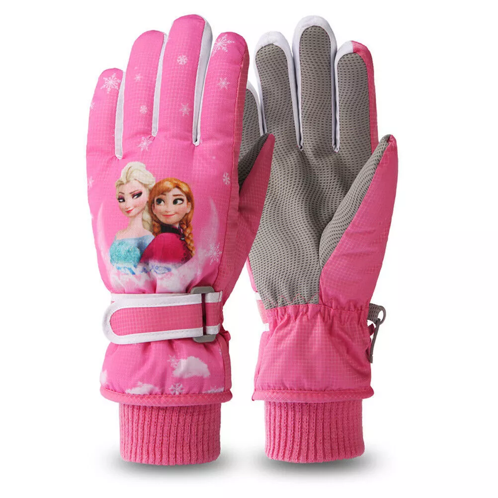 Enfants filles hiver gel imperm ables gants chauds dessin anim ski mitaines de