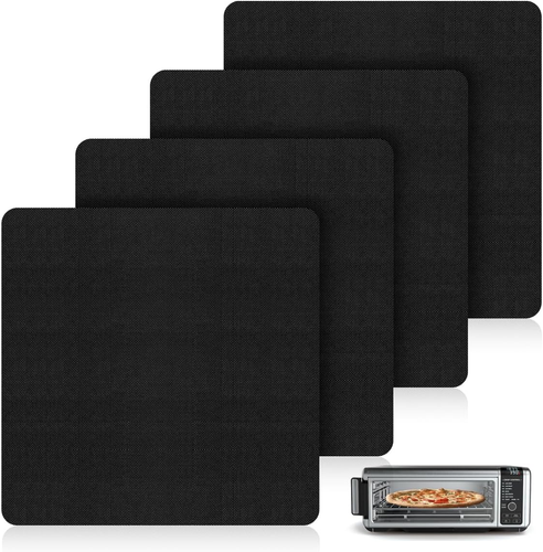 Air Fryer Oven Liners, 4 Pack Non-Stick Mat Baking Compatible with Ninja Foodi S