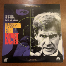 Patriot Games Laserdisc Widescreen LD Harrison Ford