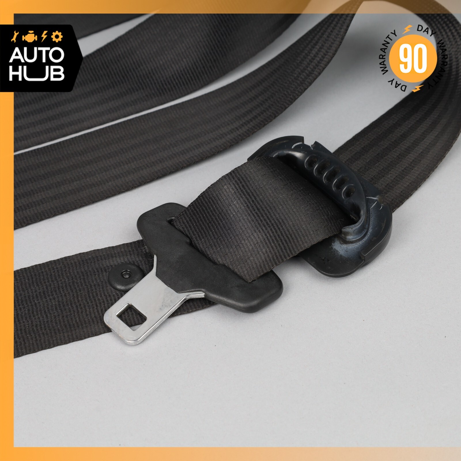 03-08 Maserati Quattroporte M139 Front Right Side Seat Belt Black OEM
