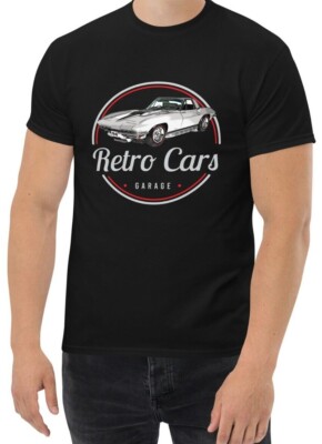 New Chevy Corvette Retro Cars Garage Men's T Shirt S-3XL Assorted Colors