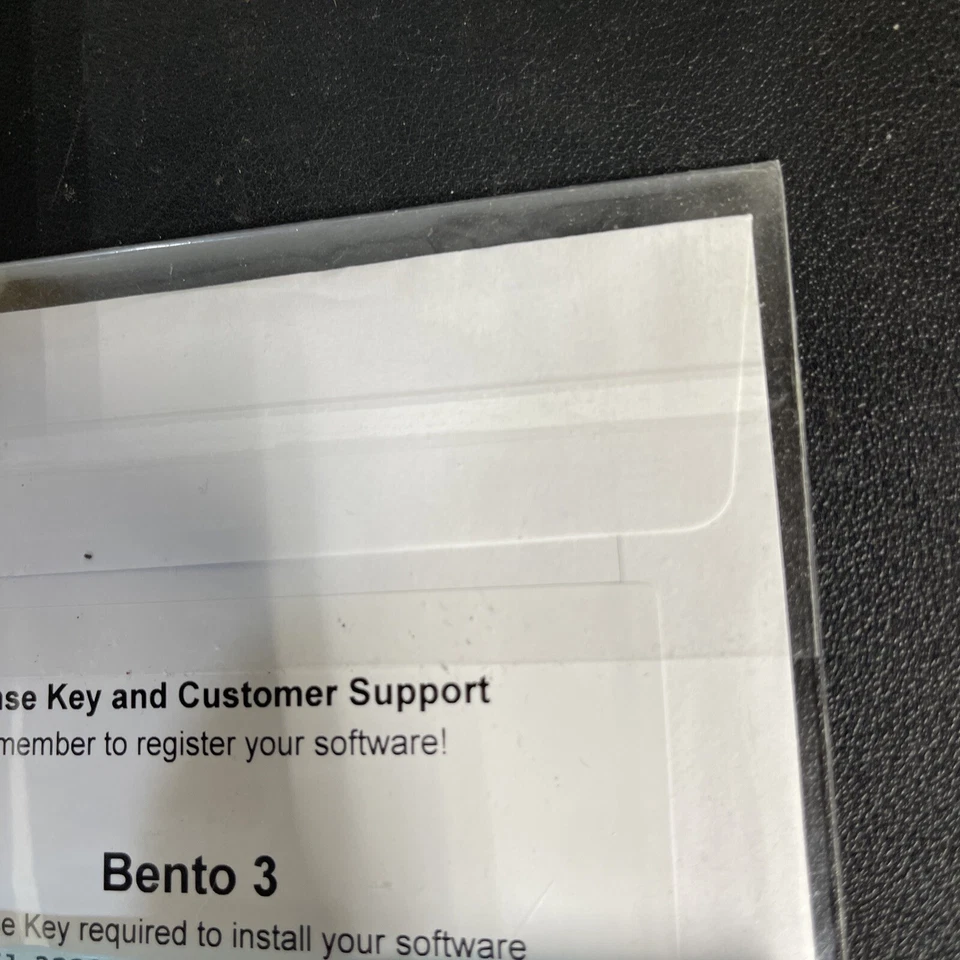 Filemaker Bento 3 TW345LL/A Filemaker Apple Mac RARE! New & Sealed FAST USA SHIP - Image 4 of 4