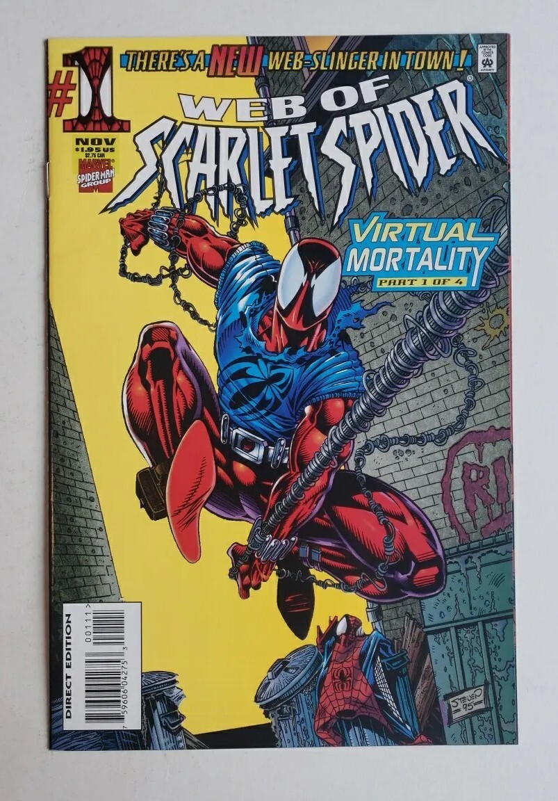 ①アメコミリーフまとめ売り (45) 洋書 SCARLET SPIDER Web of Scarlet Spider #1 1st Solo Title Series Featuring