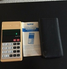  Brother Electronic Calculator M7001 Vintage...
