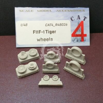 F11F-1 wheels Cat4 R48026 1/48 scale add-on kit