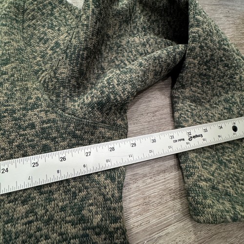 Eddie Bauer Jacke Herren 2XL grün Pullover Fleece 1/4 Zip leicht Gorpcore - Bild 12 von 12