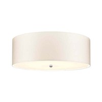 Elstead Fletcher Deckenleuchte E27 7-Fach 28Cm Poliertes Chrom Elfenbein