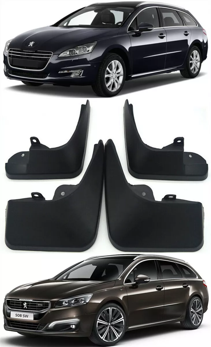 Genuine OEM Front Rear Splash Guards Mud Flaps For 2010 2017 Peugeot 508 SW
