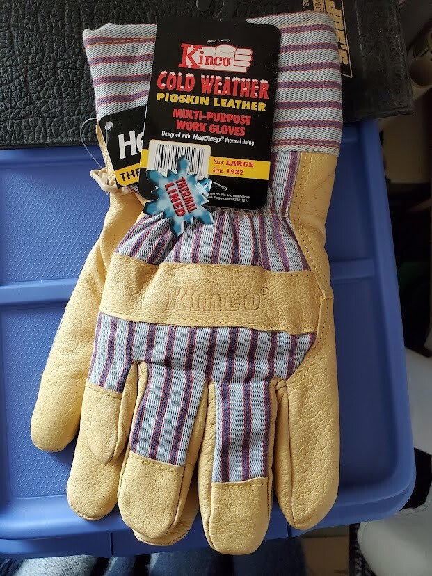 Kinco Cold Weather Pigskin Leather MultiPurpose Work Gloves Lrg eBay