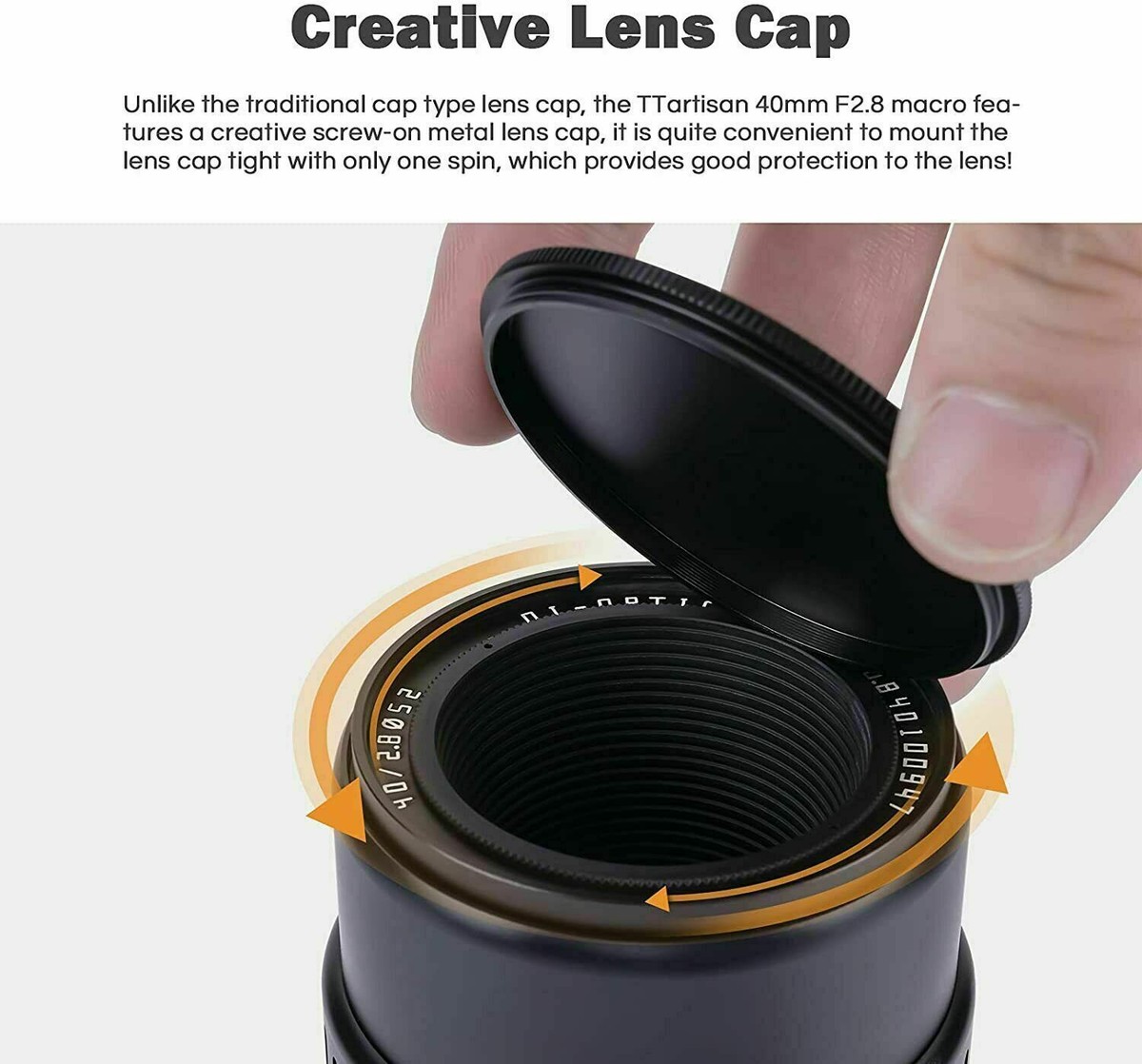 TTartisan 40mm F2.8 APS-C MF Macro Lens For Sony E Fuji X M4