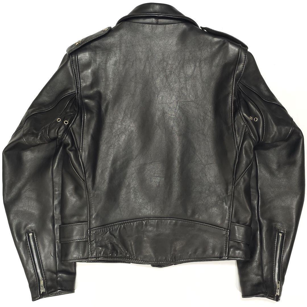 Made in USA Schott One Star 613 Leather Double Riders Cow