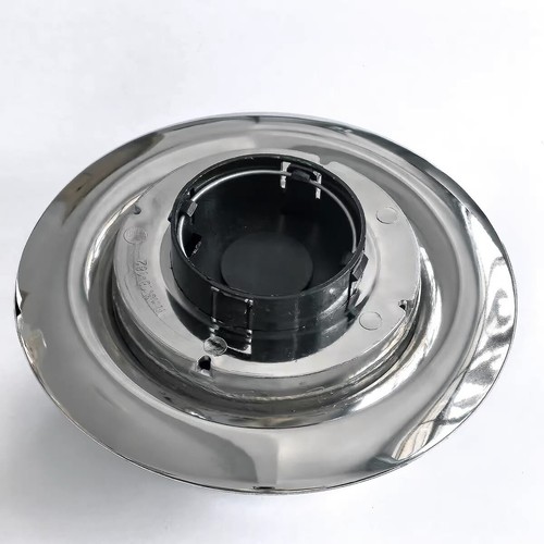 Mercedes Silver Floating Center Cap Forgiato XL Hubcap Rim Emblem - Picture 3 of 3