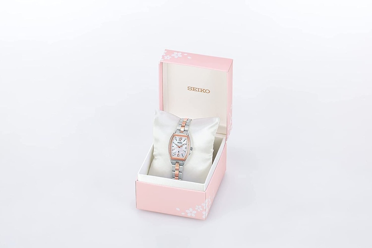 Seiko LUKIA SSQW070 SAKURA Blooming Limited Elegant Solar