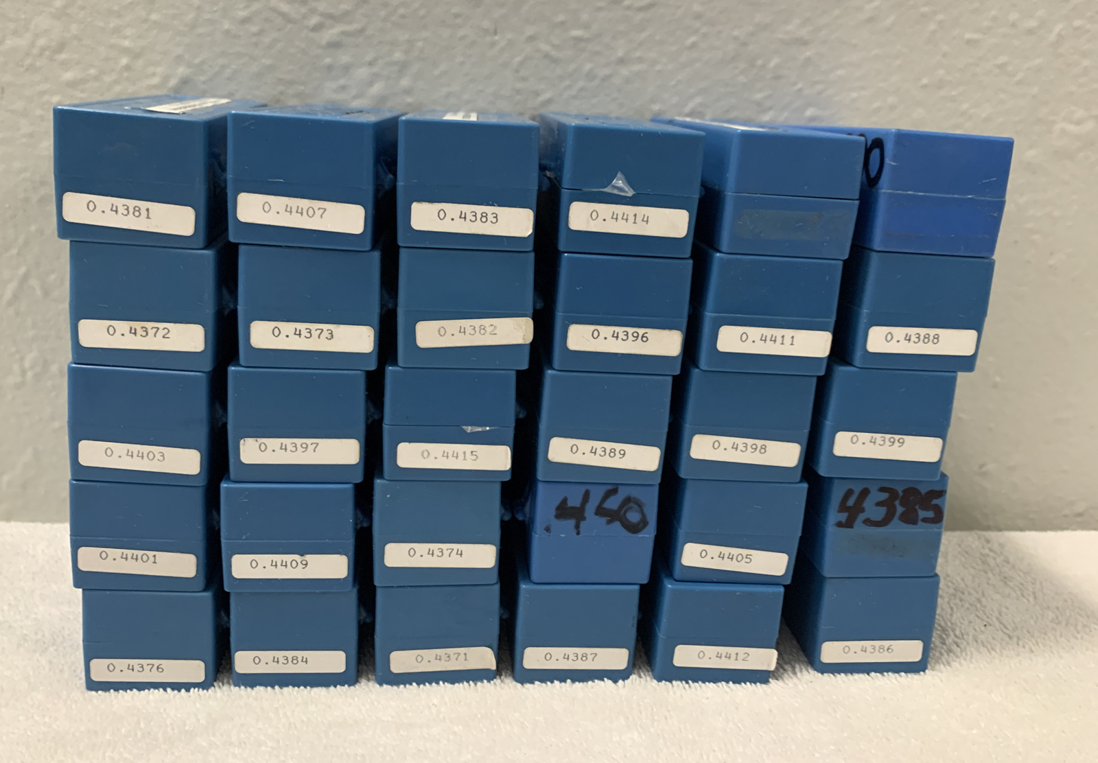 Lot Of 30 Deltronic Gage Pins 0.4415,0.4403,0.4376,0.4412,0.4386 eBay