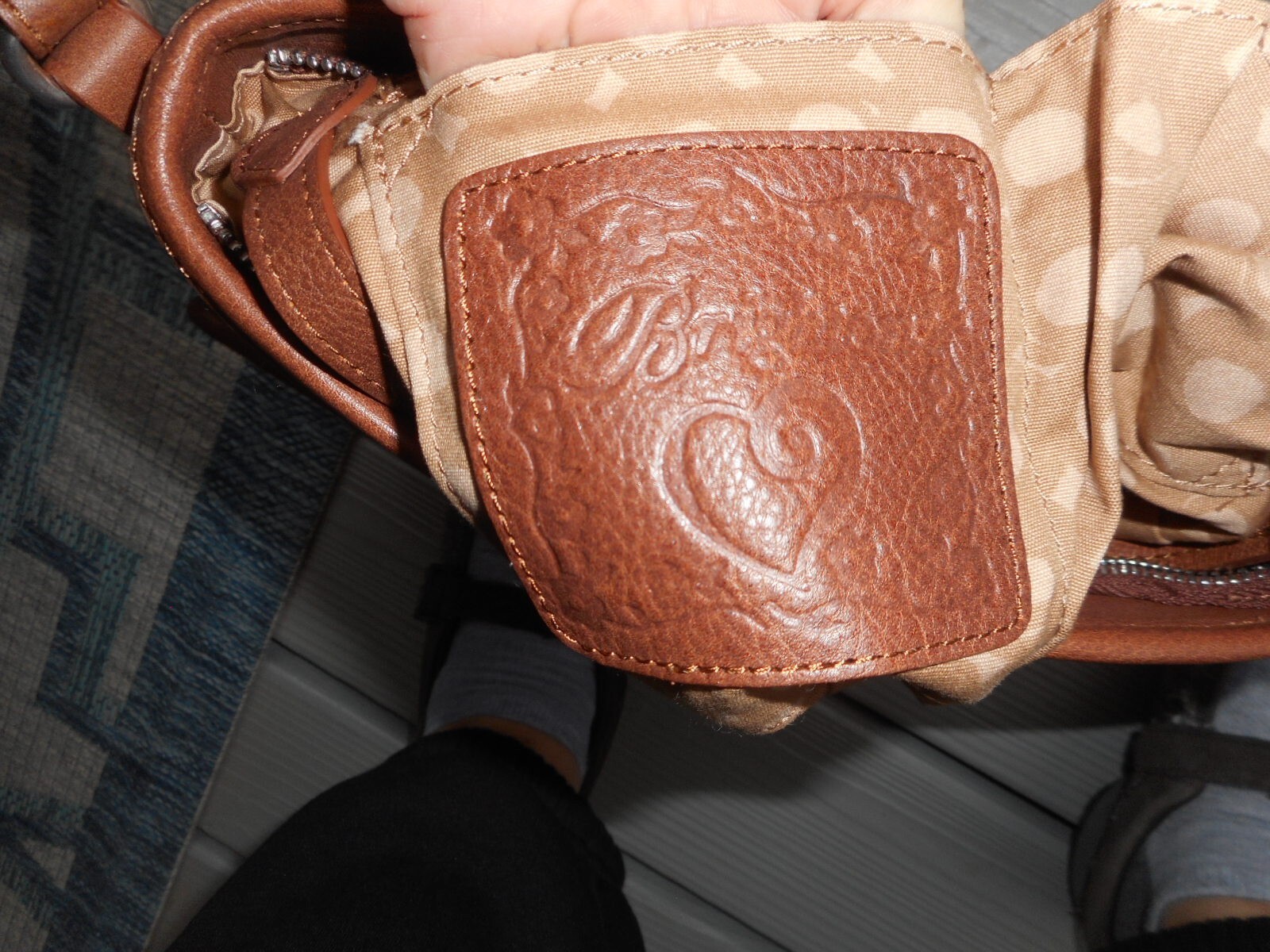 2023 NWT Brighton London Groove Sadie Straw Crossbody Organizer Purse