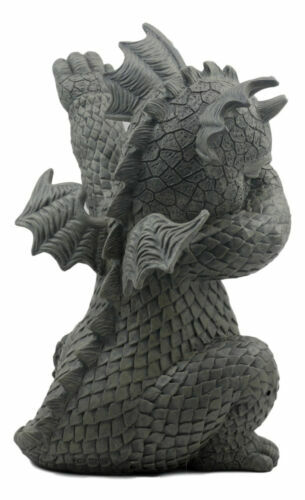 Ebros Whimsical Hip Hop Dabbing Garden Dragon Statue 9.25" Tall Look at My Dab - Picture 6 of 9