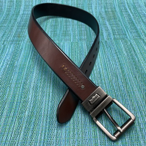 Levis Boys Belt Sz S 22-24 Brown Faux Leather 1 1/8” Wide