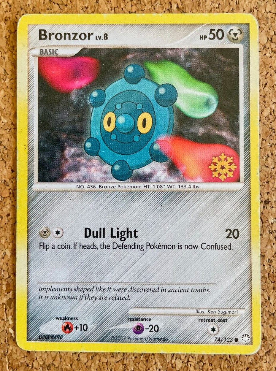 BRONZOR 74/123 STAMPED SNOWFLAKE POKEMON