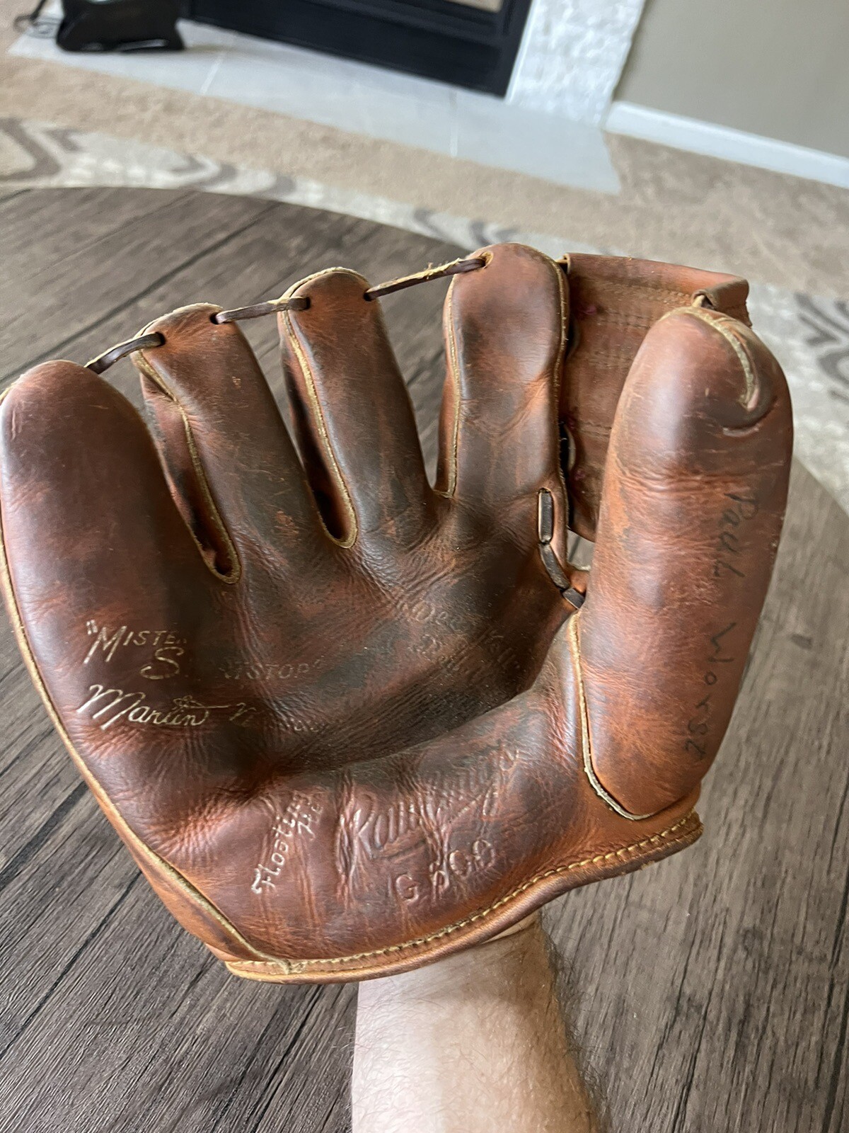 Vintage 1950s Rawlings G600 Martin Marion Mister Shortstop Baseball