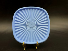 Vintage Blue TUPPERWARE Servalier Replacement Lid #837 FOR 8" Bowls #836 & #2512