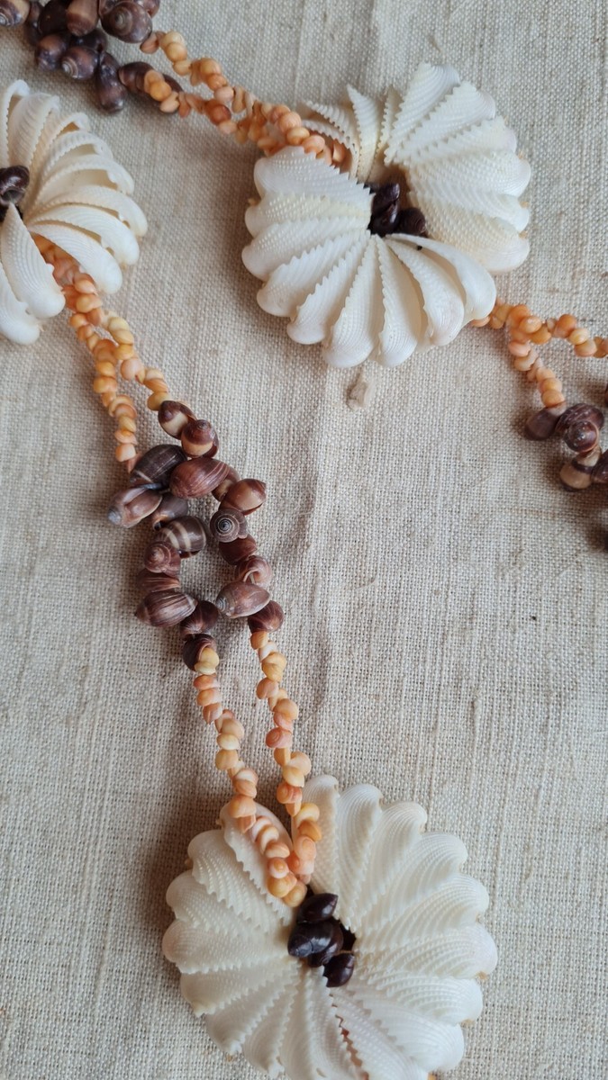 Collier Ancien N294 Avec Pendentif Coquillage - Bijou Vintage D'occasion