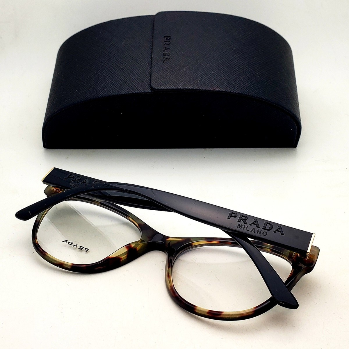 小物 PRADA VPR55W New Prada Reading Glasses VPR 05W 389-1O1 53-19 Black